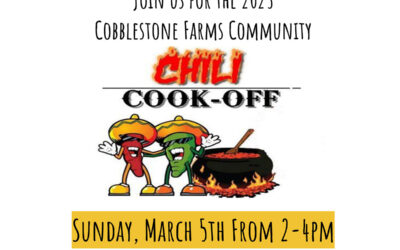 March 2023 Cobblestone Farms Chili Cookoff